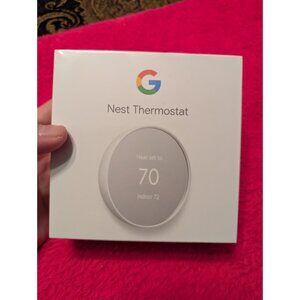Google Nest Smart Thermostat Snow GA01334-US Brand New Sealed Matter WiFi 2024